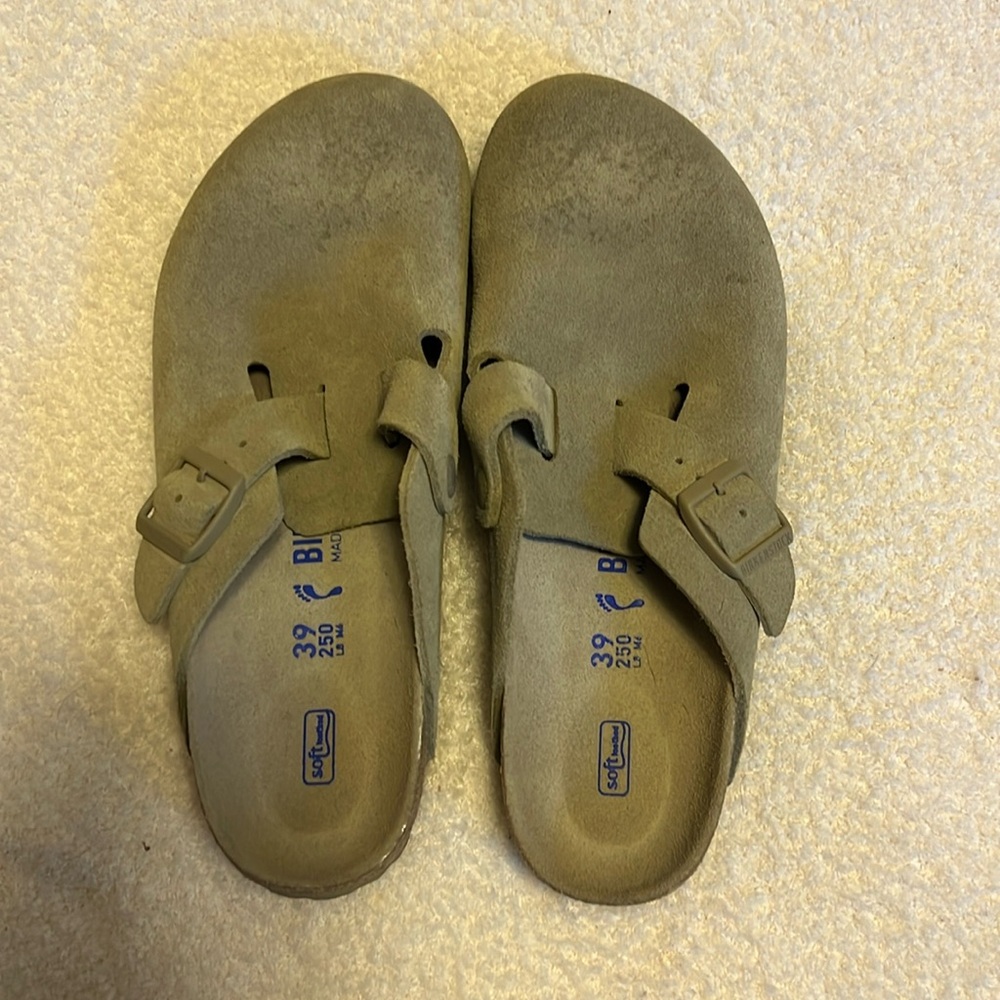 Birkenstock Boston Clogs- worn once